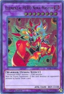 Elemental HERO Nova Master [BLLR-EN056] Ultra Rare | Mindsight Gaming