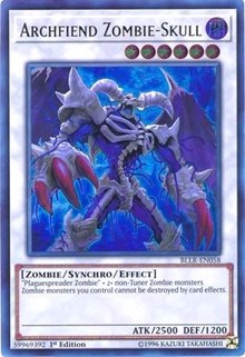 Archfiend Zombie-Skull [BLLR-EN058] Ultra Rare | Mindsight Gaming