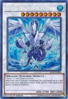 Trishula, Dragon of the Ice Barrier [BLLR-EN060] Secret Rare | Mindsight Gaming