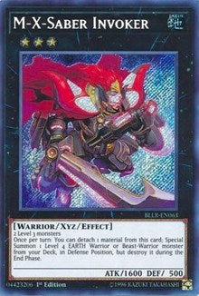 M-X-Saber Invoker [BLLR-EN063] Secret Rare | Mindsight Gaming