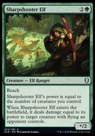 Sharpshooter Elf [Commander Legends: Battle for Baldur's Gate] | Mindsight Gaming