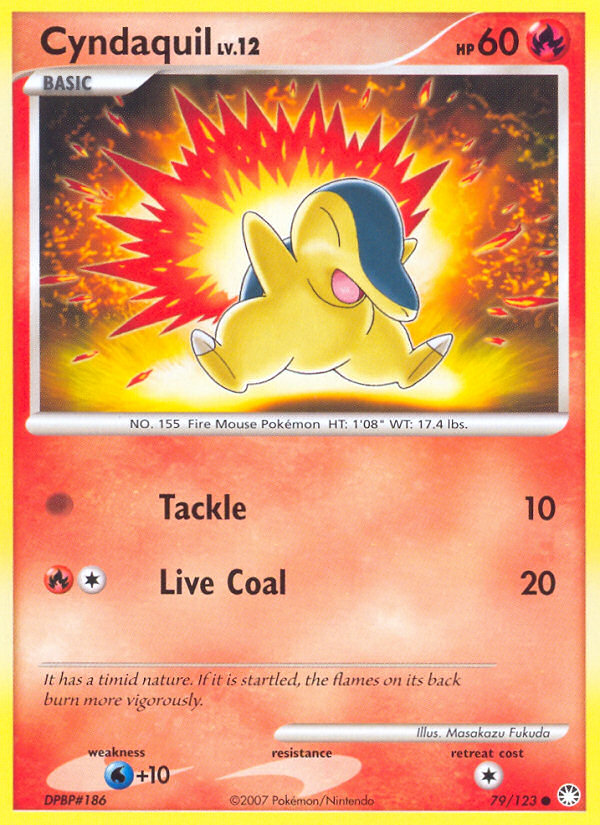 Cyndaquil (79/123) [Diamond & Pearl: Mysterious Treasures] | Mindsight Gaming