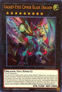 Galaxy-Eyes Cipher Blade Dragon [JUMP-EN081] Ultra Rare | Mindsight Gaming