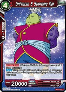 Universe 6 Supreme Kai [BT1-022] | Mindsight Gaming