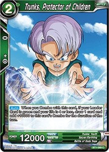 Trunks, Protector of Children [BT1-069] | Mindsight Gaming