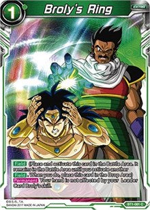 Broly's Ring [BT1-081] | Mindsight Gaming