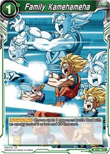 Family Kamehameha [BT1-082] | Mindsight Gaming