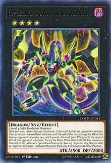 Supreme King Dragon Dark Rebellion [COTD-EN041] Rare | Mindsight Gaming