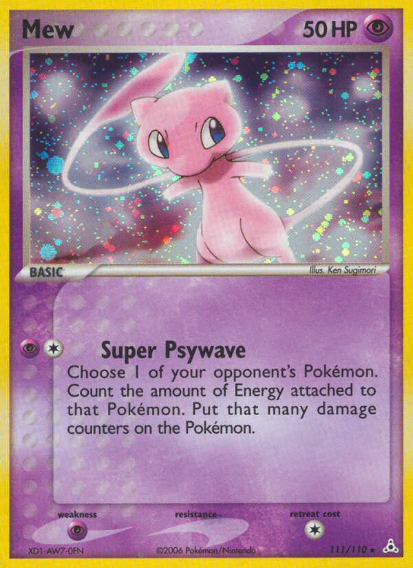 Mew (111/110) [EX: Holon Phantoms] | Mindsight Gaming