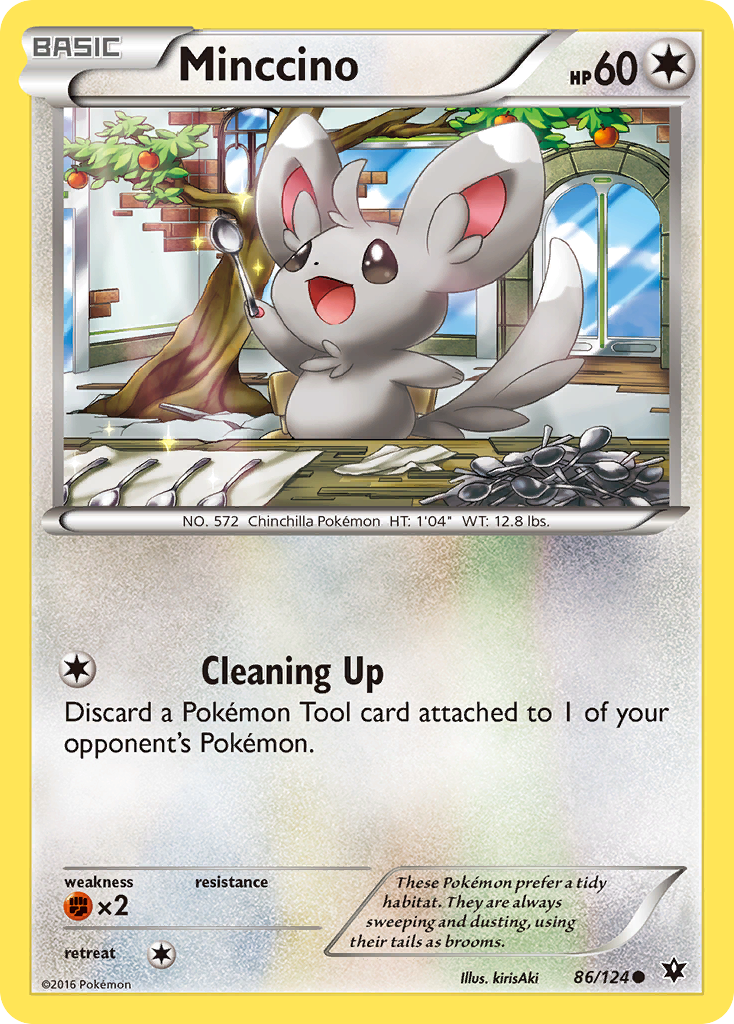 Minccino (86/124) [XY: Fates Collide] | Mindsight Gaming