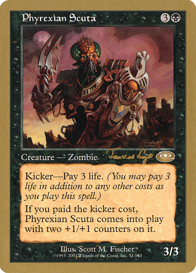 Phyrexian Scuta (Tom van de Logt) [World Championship Decks 2001] | Mindsight Gaming