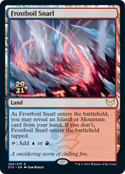 Frostboil Snarl [Strixhaven: School of Mages Prerelease Promos] | Mindsight Gaming