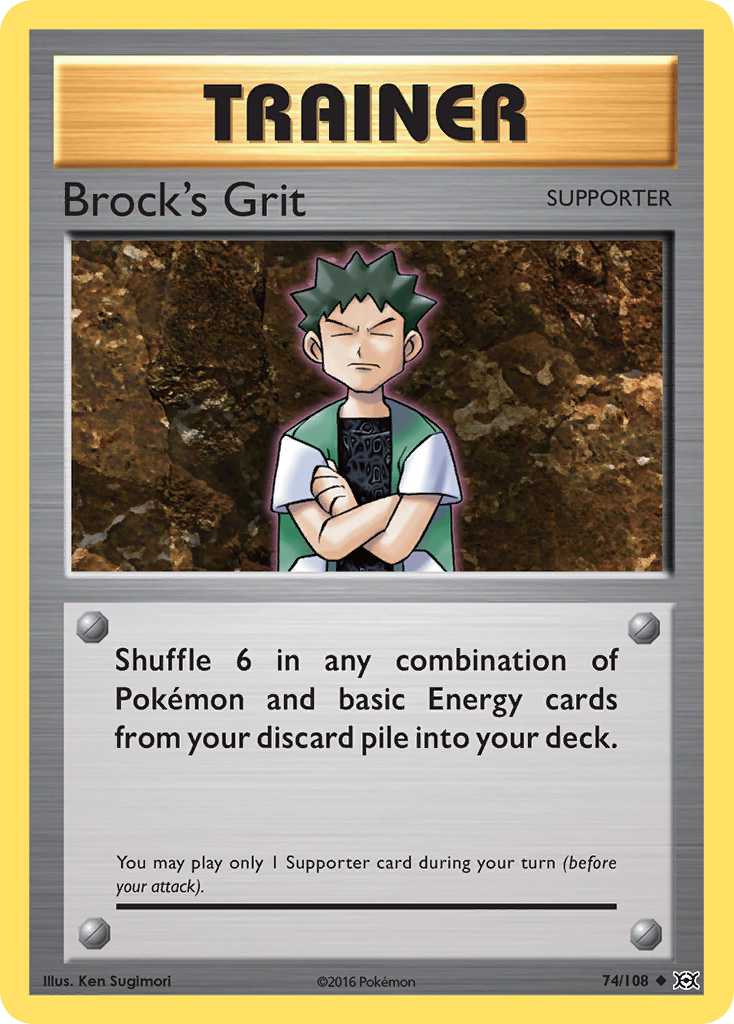 Brock's Grit (74/108) [XY: Evolutions] | Mindsight Gaming