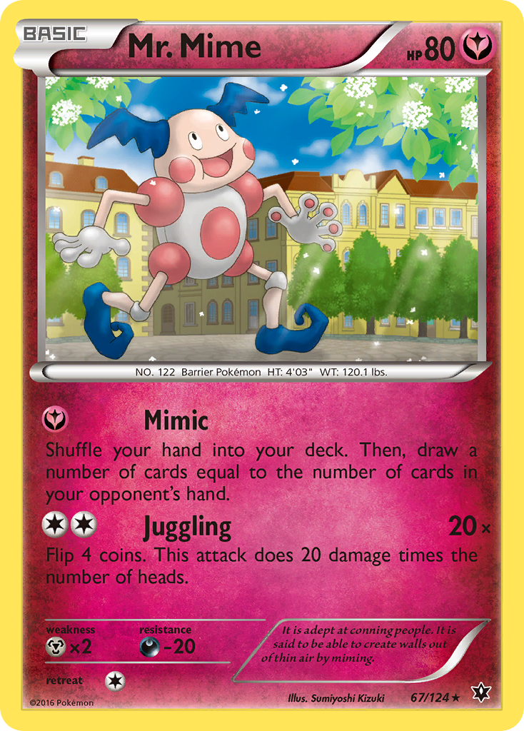 Mr. Mime (67/124) [XY: Fates Collide] | Mindsight Gaming