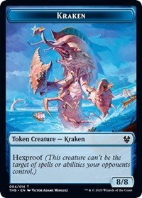 Kraken // Satyr Double-sided Token [Theros Beyond Death Tokens] | Mindsight Gaming