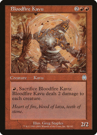 Bloodfire Kavu [Apocalypse] | Mindsight Gaming