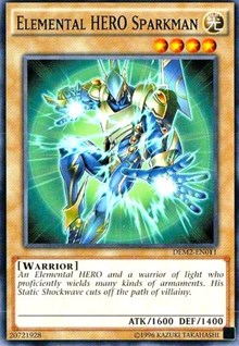 Elemental HERO Sparkman [DEM2-EN011] Common | Mindsight Gaming