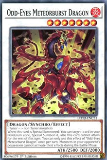 Odd-Eyes Meteorburst Dragon [LEDD-ENC31] Common | Mindsight Gaming