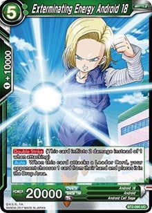 Exterminating Energy Android 18 [BT2-090] | Mindsight Gaming