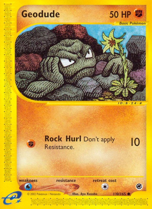 Geodude (110/165) [Expedition: Base Set] | Mindsight Gaming