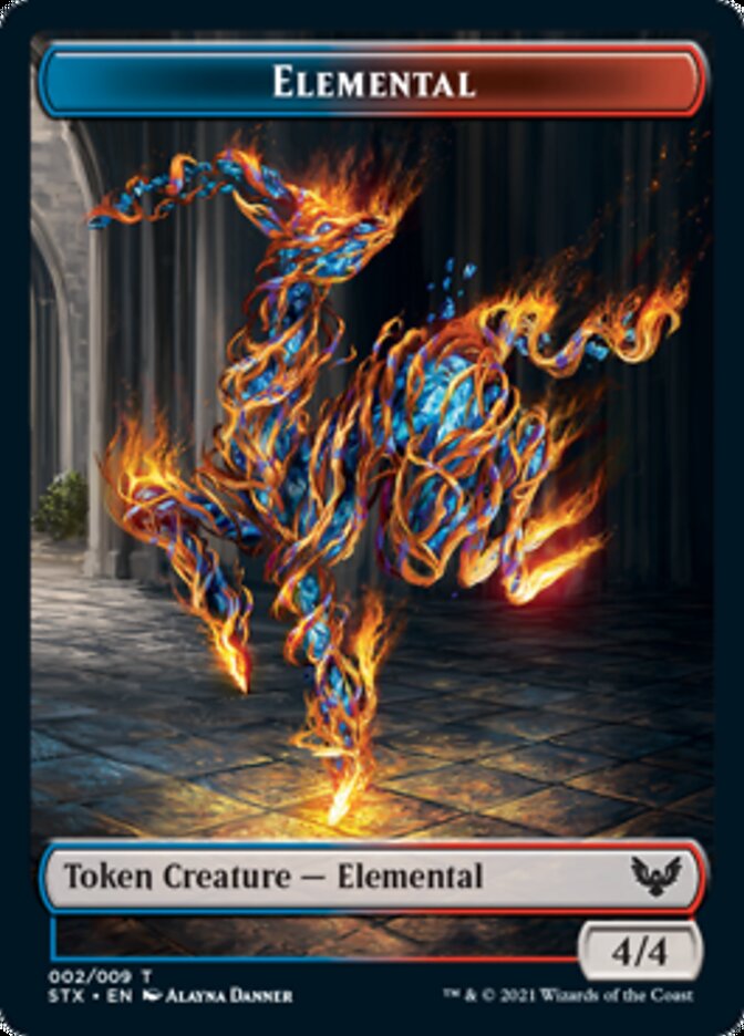 Elemental // Spirit Token [Strixhaven: School of Mages Tokens] | Mindsight Gaming