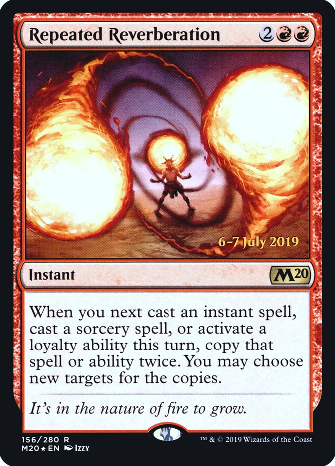 Repeated Reverberation  [Core Set 2020 Prerelease Promos] | Mindsight Gaming