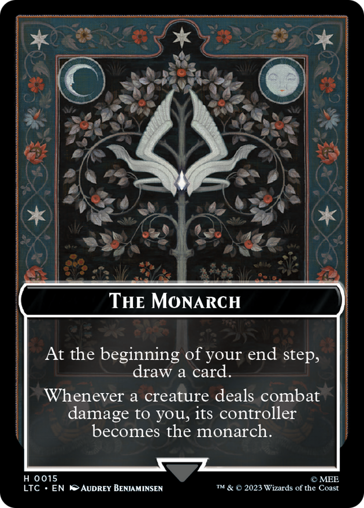 The Monarch // Treasure Double-Sided Token [The Lord of the Rings: Tales of Middle-Earth Commander Tokens] | Mindsight Gaming