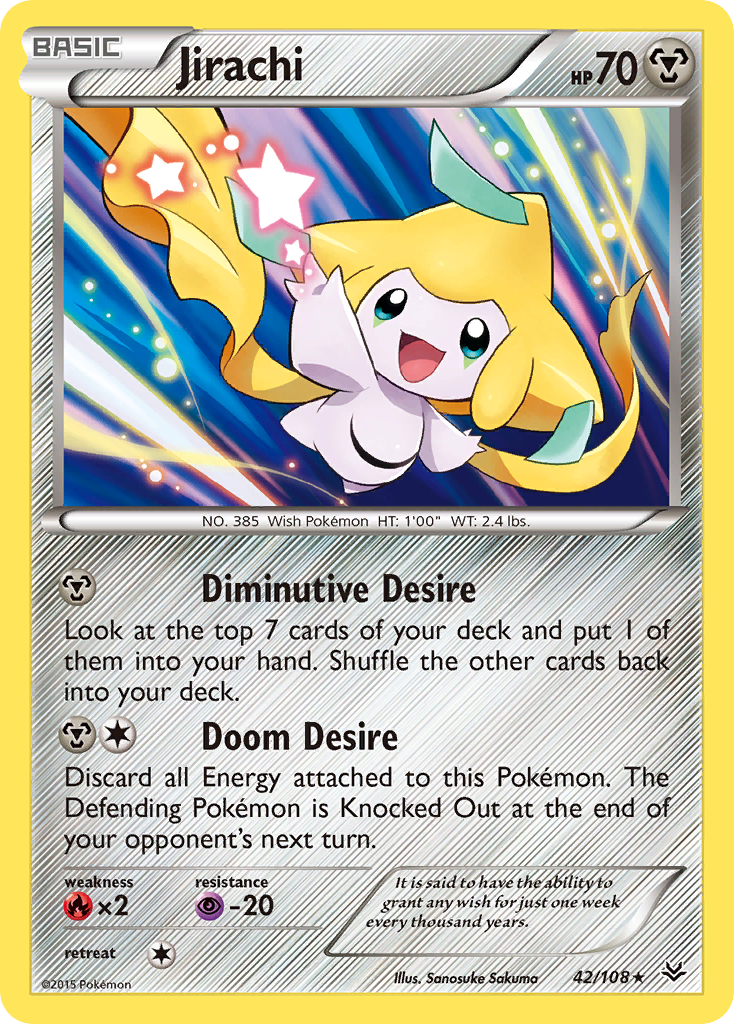 Jirachi (42/108) [XY: Roaring Skies] | Mindsight Gaming