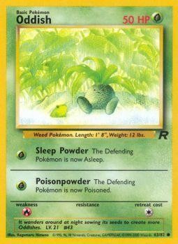 Oddish (63/82) [Team Rocket Unlimited] | Mindsight Gaming