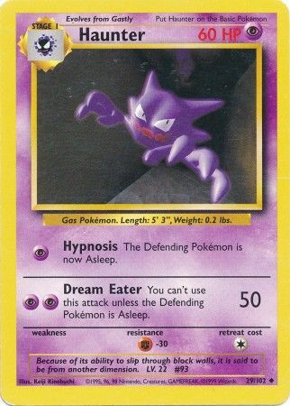 Haunter (29/102) [Base Set Unlimited] | Mindsight Gaming