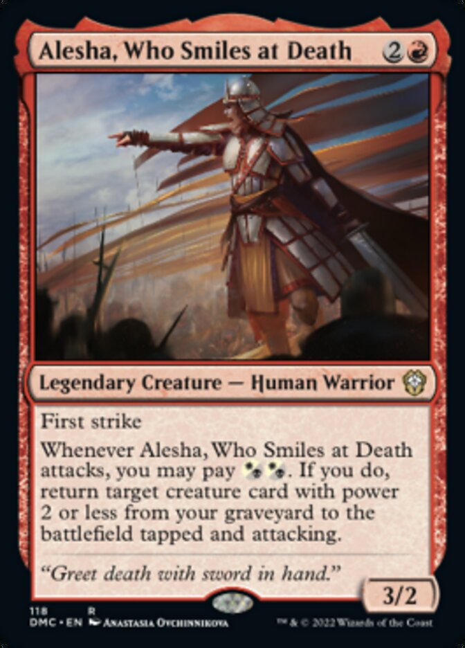 Alesha, Who Smiles at Death [Dominaria United Commander] | Mindsight Gaming