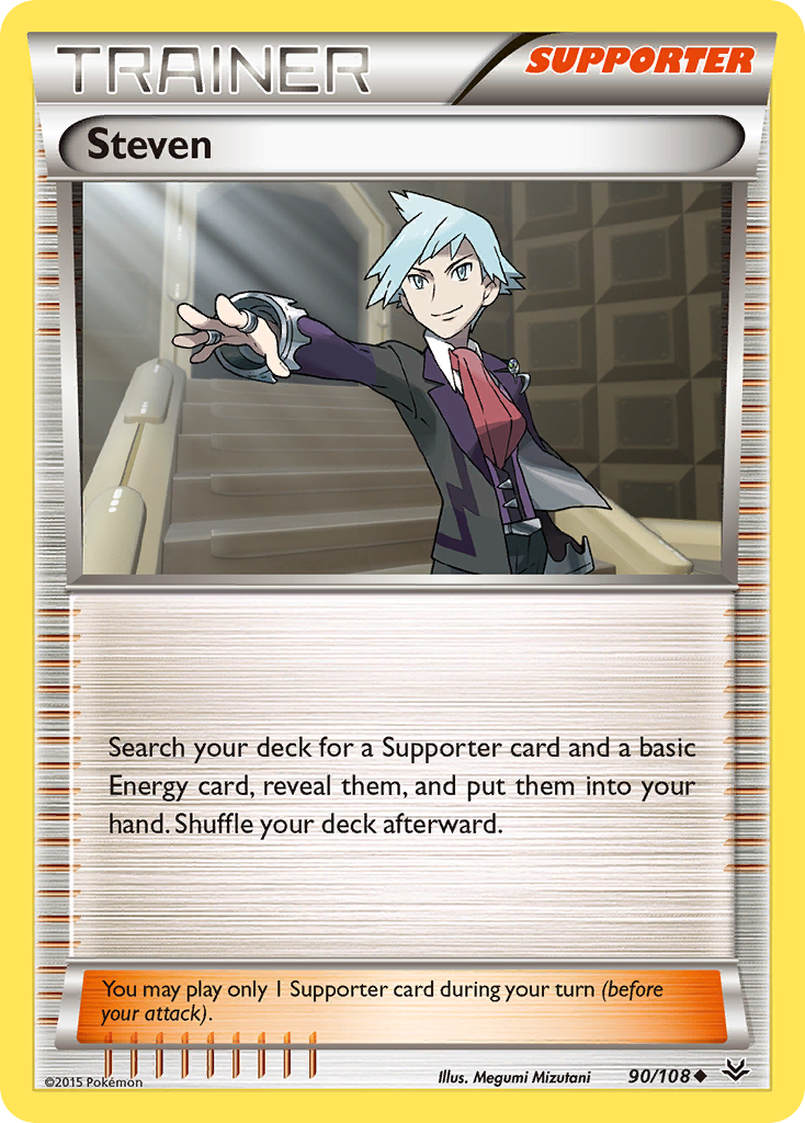 Steven (90/108) [XY: Roaring Skies] | Mindsight Gaming