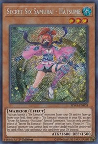 Secret Six Samurai - Hatsume [SPWA-EN003] Secret Rare | Mindsight Gaming