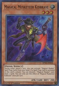 Magical Musketeer Kidbrave [SPWA-EN018] Super Rare | Mindsight Gaming