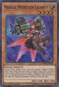 Magical Musketeer Calamity [SPWA-EN020] Super Rare | Mindsight Gaming