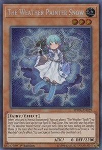 The Weather Painter Snow [SPWA-EN029] Secret Rare | Mindsight Gaming