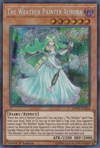 The Weather Painter Aurora [SPWA-EN034] Secret Rare | Mindsight Gaming