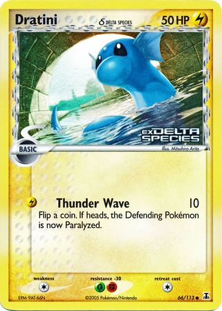 Dratini (66/113) (Delta Species) (Stamped) [EX: Delta Species] | Mindsight Gaming