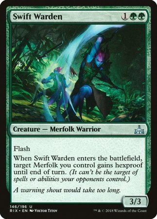 Swift Warden [Rivals of Ixalan] | Mindsight Gaming