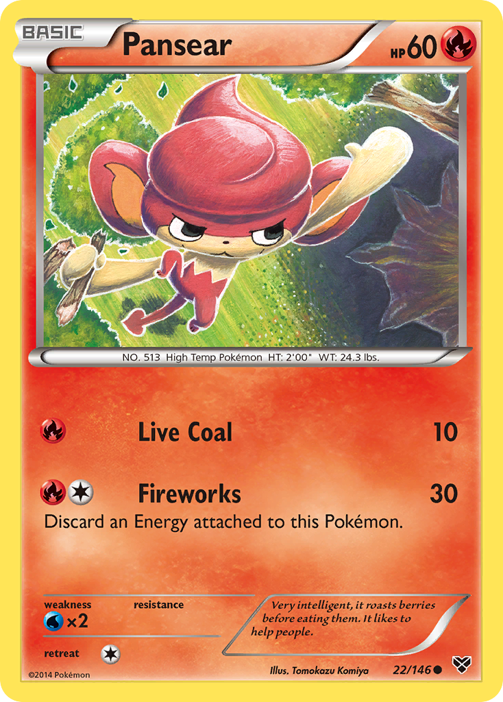 Pansear (22/146) [XY: Base Set] | Mindsight Gaming