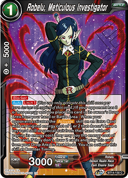 Robelu, Meticulous Investigator (BT14-130) [Cross Spirits] | Mindsight Gaming