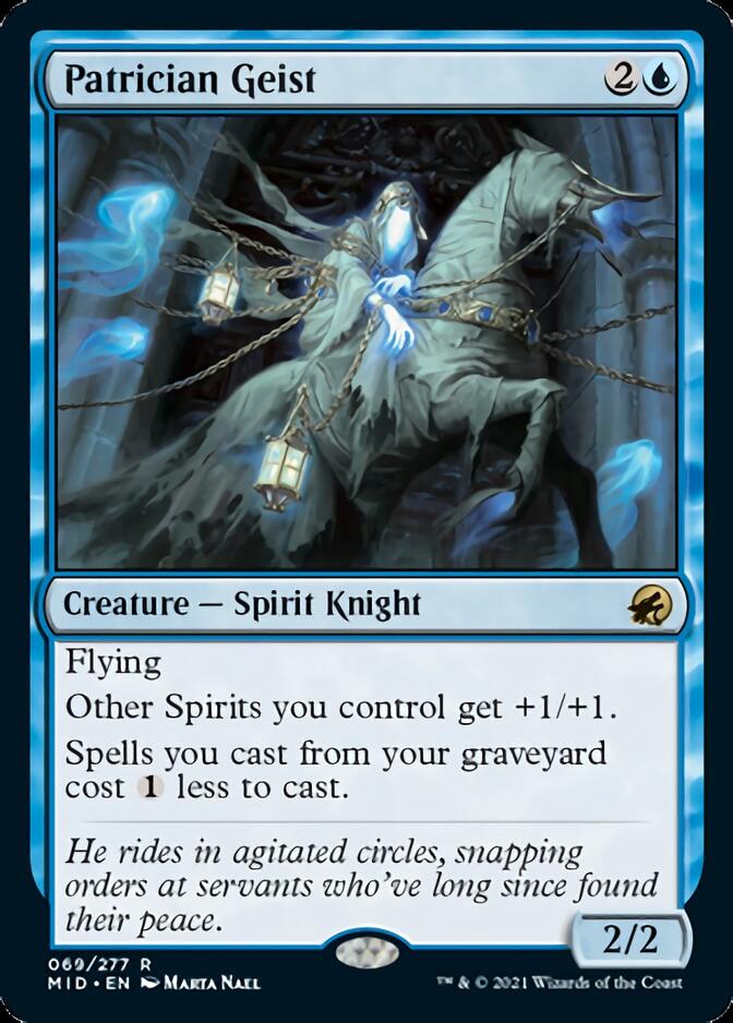 Patrician Geist [Innistrad: Midnight Hunt] | Mindsight Gaming