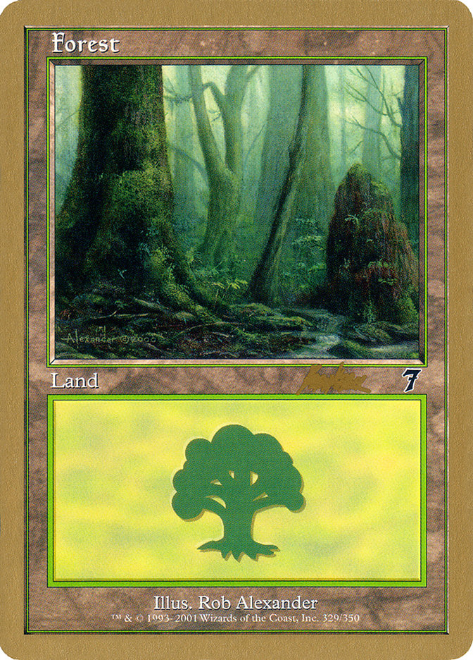 Forest (329) (Brian Kibler) [World Championship Decks 2002] | Mindsight Gaming