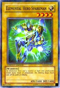 Elemental HERO Sparkman [MF03-EN004] Parallel Rare | Mindsight Gaming