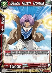 Quick Rush Trunks [BT3-011] | Mindsight Gaming