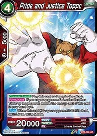 Pride and Justice Toppo [BT3-026] | Mindsight Gaming