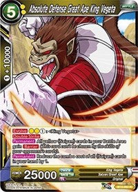 Absolute Defense Great Ape King Vegeta [BT3-092] | Mindsight Gaming