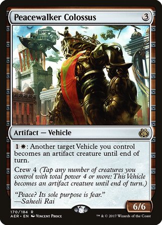 Peacewalker Colossus [Aether Revolt] | Mindsight Gaming