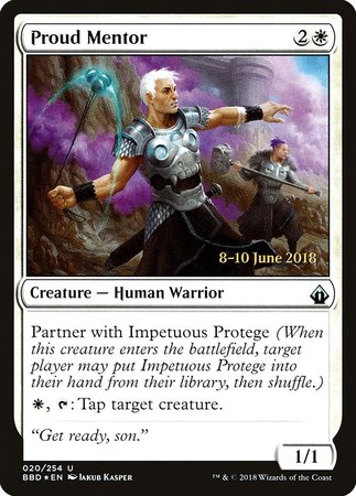 Proud Mentor [Battlebond Promos] | Mindsight Gaming