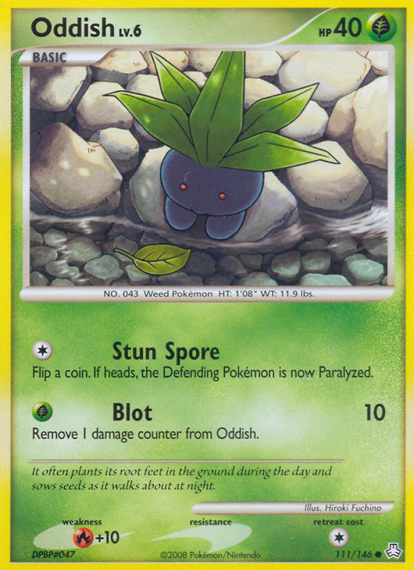 Oddish (111/146) [Diamond & Pearl: Legends Awakened] | Mindsight Gaming